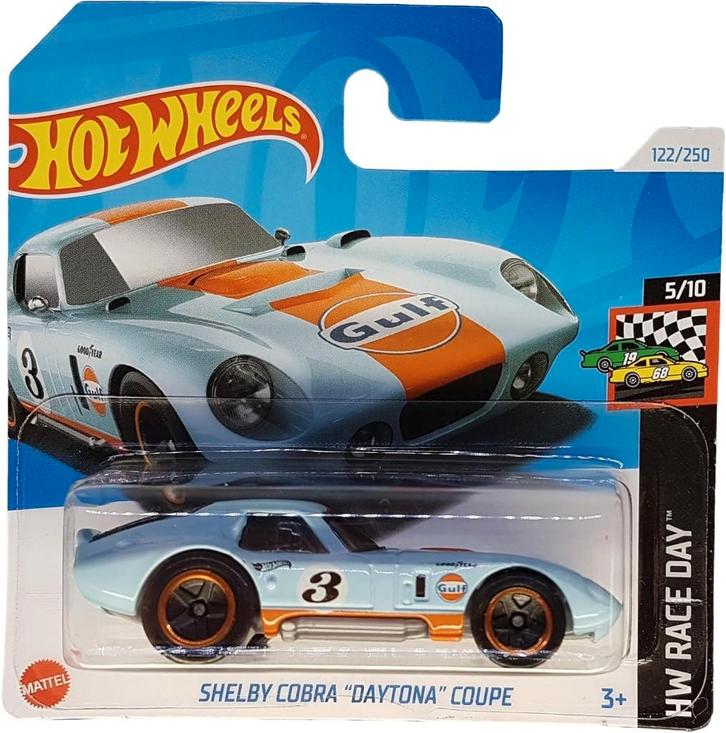 Hot Wheels - HW Race Day - Shelby Cobra "Daytona" Coupe 1:64, Hobby & Loisirs créatifs, Voitures miniatures | Échelles Autre, Neuf