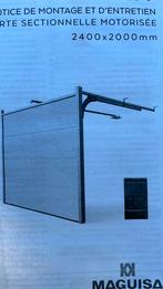 2 sectionale garagepoorten, Ophalen, 120 cm of meer, Metaal, 200 tot 215 cm