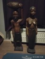 houten Afrikaanse beelden, Antiek en Kunst, Kunst | Beelden en Houtsnijwerken, Ophalen