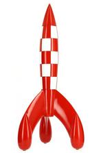 kuifje Raket Tintin Fusée 60 cm Moulinsart, Verzamelen, Nieuw, Ophalen of Verzenden, Beeldje of Figuurtje, Kuifje