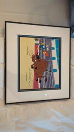 Cell Woody Woodpecker + hand drawn sketch signed with coa, Antiquités & Art, Art | Lithographies & Sérigraphies, Enlèvement