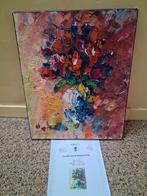 Oil op canvas Roses, Ophalen