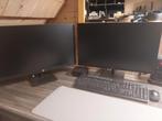 2 computerschermen Docking station Toetsenbord +muis, Computers en Software, Monitoren, Ophalen, Zo goed als nieuw