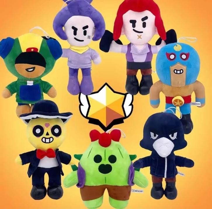 Brawl Stars knuffels - Verschillende modellen, Kinderen en Baby's, Speelgoed | Knuffels en Pluche, Nieuw, Overige typen, Verzenden