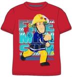 Brandweerman Sam T-shirt Rood of Blauw - maat 128, Enfants & Bébés, Vêtements enfant | Taille 128, Chemise ou À manches longues