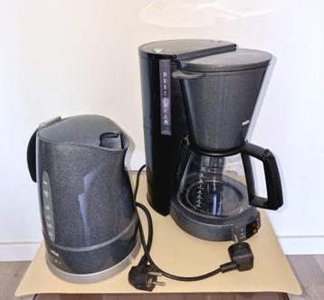 Braun Vintage set waterkoker en koffiezet