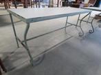NIEUWE UNIEKE smeedijzeren BANKJES SIDETABLE Tommy Hilfiger, Tuin en Terras, Tuinbanken, Ophalen, Zo goed als nieuw, Metaal