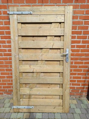 tuinpoort 180x90cm  , nieuw cilinderslot met 3 sleutels, Tuin en Terras, Ophalen, Gebruikt, Hout, Draaipoort