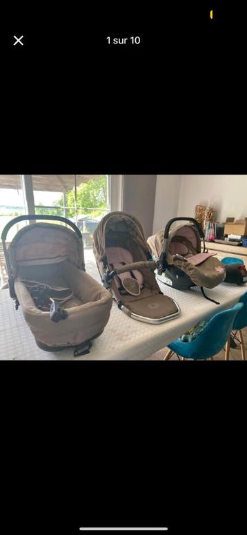 Poussette trio Cybex, Enfants & Bébés, Poussettes & Combinaisons, Autres marques, Avec nacelle, Enlèvement, Utilisé