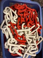 12 meter rood/wit metalen ketting, Ophalen, Nieuw