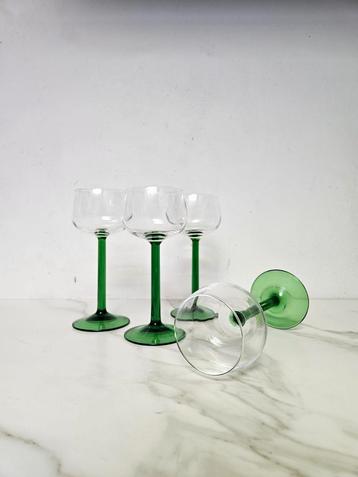 Luminarc groene wijn/borrel glazen beschikbaar voor biedingen