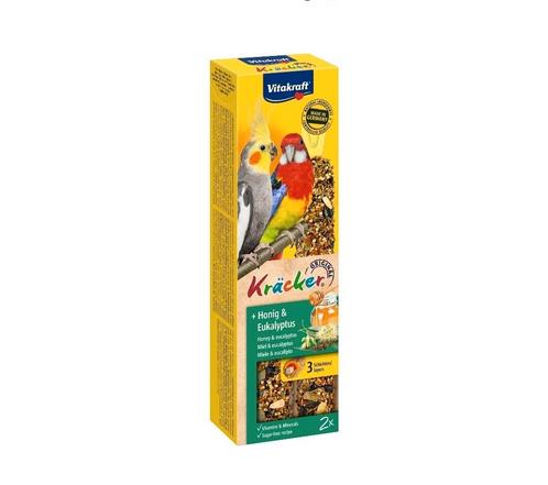 Calopsitte Vitakraft Kräcker au miel et à l'eucalyptus, 2 s, Animaux & Accessoires, Oiseaux | Accessoires, Neuf, Enlèvement ou Envoi