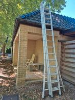 3 delige ladder Solide 3x14, Doe-het-zelf en Bouw, Ladders en Trappen, Ophalen, Zo goed als nieuw, Ladder, 4 meter of meer