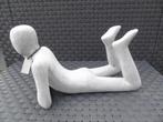 statue coucher art moderne en polystone gris ..., Pierre, Abstrait, Enlèvement ou Envoi, Neuf