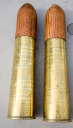 2 Britse Hulzen 18 pounder, Verzamelen, Ophalen of Verzenden