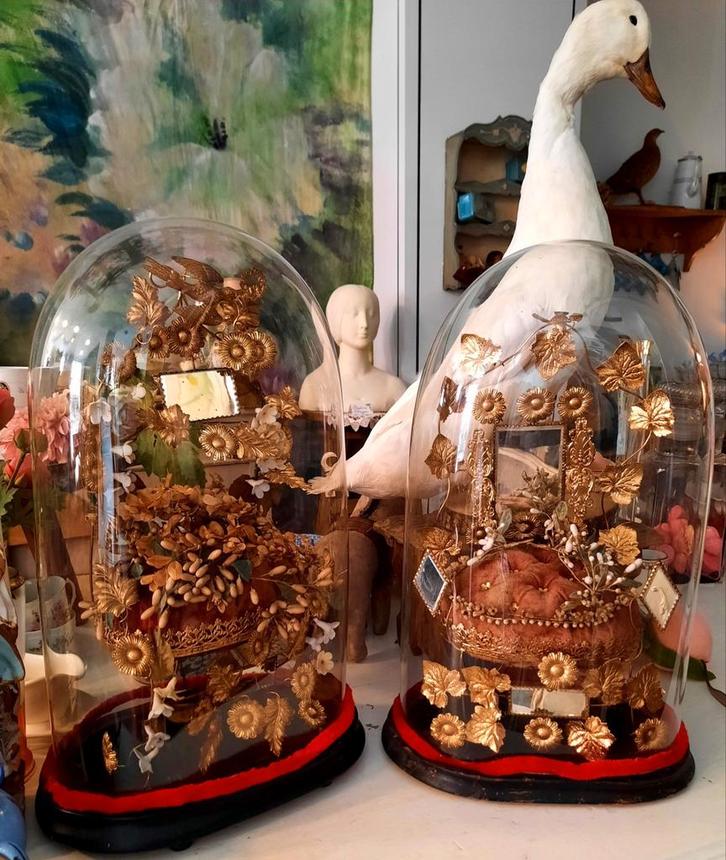 2 mooie bruidsstolpen, Antiek en Kunst, Curiosa en Brocante, Ophalen