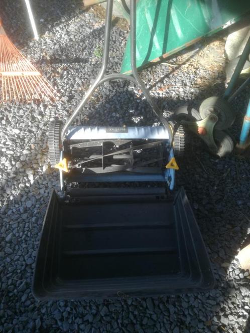 Tondeuse manuelle à vendre, Tuin en Terras, Grasmaaiers, Zo goed als nieuw, Handgrasmaaier, 40 t/m 49 cm, Cirkelmaaier, Opvangbak
