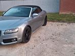Audi a5 s line cabrio, Auto's, Zwart, Leder, Particulier, Zilver of Grijs