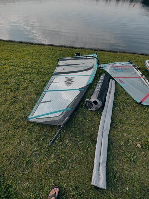 surfset, Watersport en Boten, Windsurfen, Gebruikt, Zeil, Met vin(nen), Ophalen