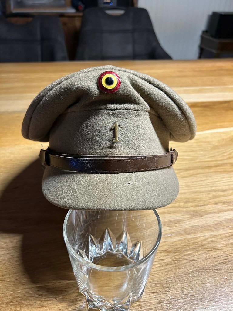 casquette Belge époque entre les deux guerres, Collections, Objets militaires | Général, Autres, Envoi