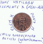 Vaticaan Clemente X 1670-1676, Postzegels en Munten, Ophalen of Verzenden, Losse munt, Overige landen