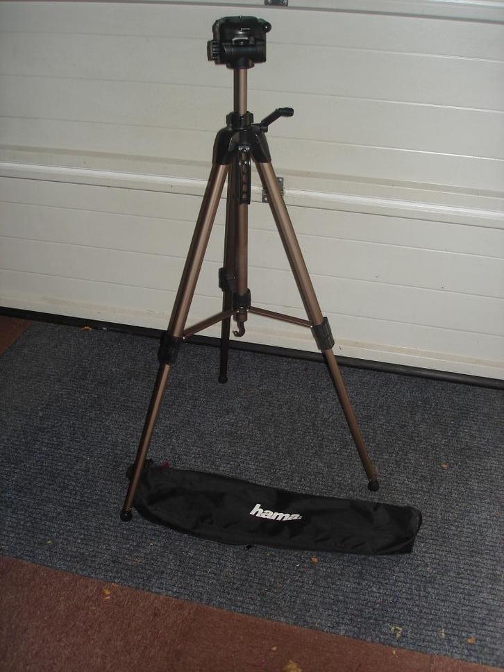 Hama Statief Star 63 & statieftas., Audio, Tv en Foto, Fotografie | Statieven en Balhoofden, Zo goed als nieuw, Driepoot, 150 tot 175 cm