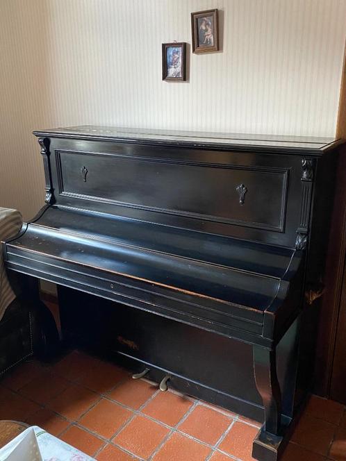Prachtige Pleyel Piano  bj.1904, Musique & Instruments, Pianos, Utilisé, Piano, Noir, Brillant, Enlèvement