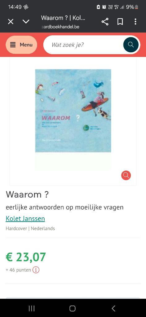 Waarom? Boek kleuteronderwijs, Boeken, Studieboeken en Cursussen, Zo goed als nieuw, Ophalen of Verzenden