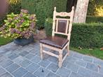 4 massief eiken stoelen. Geluchtgomd. Prijs per stoel., Huis en Inrichting, Stoelen, Ophalen of Verzenden, Zo goed als nieuw
