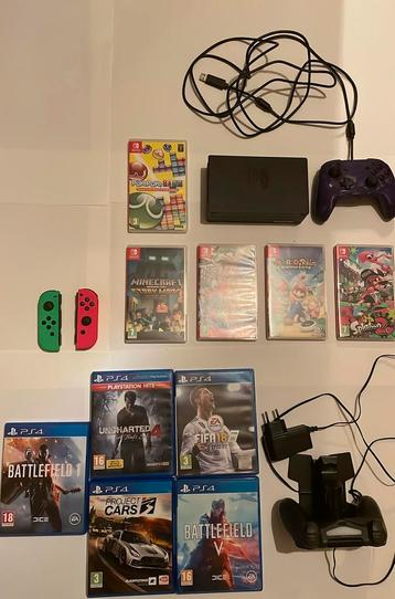 Games voor ps4,switch etc beschikbaar voor biedingen