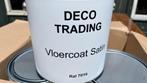 Verf, grijs, vloercoat, satin ral 7016, 4 potten a 2,5liter, Ophalen, 5 tot 10 liter, Nieuw, Verf