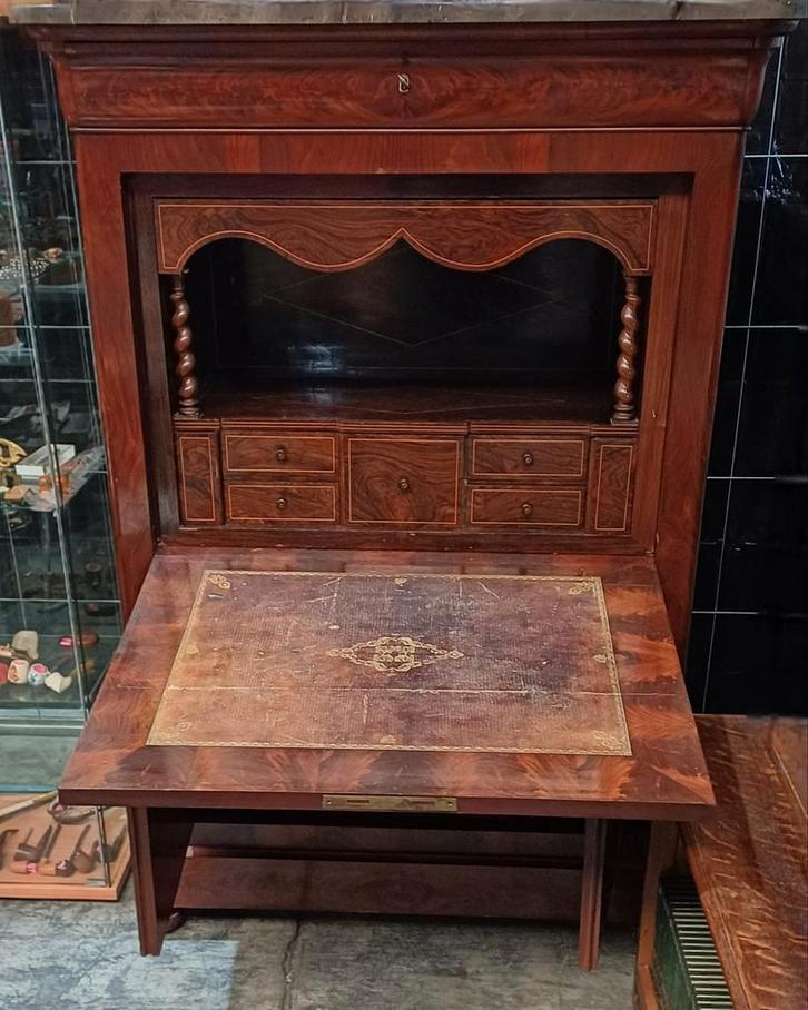 Secrétaire Louis-Philippe (1830-1880), Antiek en Kunst, Antiek | Meubels | Stoelen en Sofa's, Ophalen