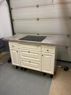 Kookeiland incl elektrische kookplaat GRATIS, Huis en Inrichting, Ophalen, Gebruikt