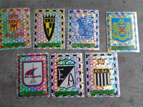 PANINI voetbal stickers FOOTBALL 95 ANNO 1995 7X emblemen, Hobby en Vrije tijd, Stickers en Plaatjes, Verzenden