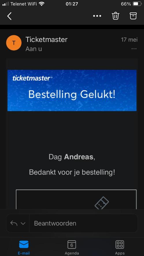3 dag tickets voor Werchter zaterdag, Tickets en Kaartjes, Evenementen en Festivals