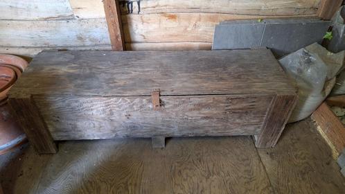 Opbergbak met scharnierend deksel, Doe-het-zelf en Bouw, Kratten en Dozen, Gebruikt, Bak of Kist, 100 cm of meer, 35 tot 50 cm