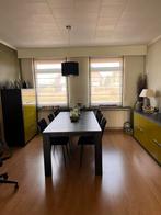 Moderne Tafel in donkerbruin- Eetkamer, Huis en Inrichting, Tafels | Eettafels, Ophalen, Gebruikt, 100 tot 150 cm, 200 cm of meer