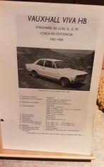 Vauxhall viva hb technische fiche, Boeken, Ophalen of Verzenden, Zo goed als nieuw