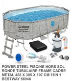 PISCINE INTEX 488 * 305 * hauteur 107, Jardin & Terrasse, Enlèvement, Comme neuf