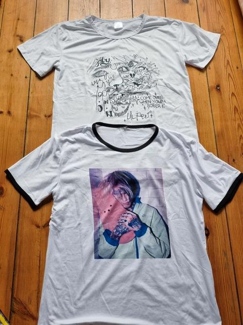2 t shirts Lil Peep Medium, Vêtements | Hommes, T-shirts, Porté, Enlèvement ou Envoi