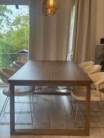 Table salle a manger « MÖRBYLÅNGA »plaqué chêne teinté brun, Elektronische apparatuur, Afzuigkappen, Ophalen, Zo goed als nieuw