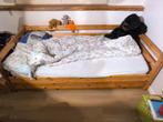 Massieve stevig dubbel bed, Ophalen, Zo goed als nieuw, Matras