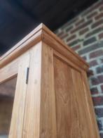 Teak buffetkast/vitrinekast GRATIS LEVERING, Huis en Inrichting, Kasten | Buffetkasten, Ophalen of Verzenden, Zo goed als nieuw