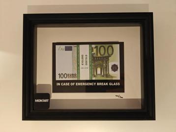 Kunstwerk Mon’art – In case of emergency break glass 44/500 beschikbaar voor biedingen