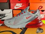 Nike Air Max 270 'Liquid Metal/University Red' EU43 2018, Kleding | Heren, Schoenen, Overige kleuren, Nike, Ophalen of Verzenden