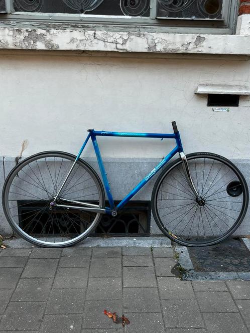 Très joli cadre acier artisanal soudobrasé, Fietsen en Brommers, Fietsonderdelen, Ophalen of Verzenden