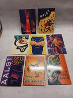 8 cartes postales carnaval Alost 1997, Ustensile, Comme neuf, Enlèvement ou Envoi