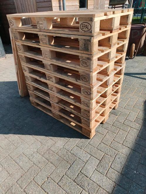 Houten pallets euro palleten epal lounge zithoek meubel, Tuin en Terras, Ligbedden, Zo goed als nieuw, Ophalen