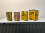 Diverse oude zeldzame olie blikken, Verzamelen, Merken en Reclamevoorwerpen, Ophalen of Verzenden, Gebruikt, Reclamebord