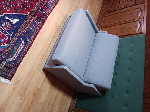 Zetelbed, Huis en Inrichting, Slaapkamer | Slaapbanken, Zo goed als nieuw, Eenpersoons, Grijs, Ophalen